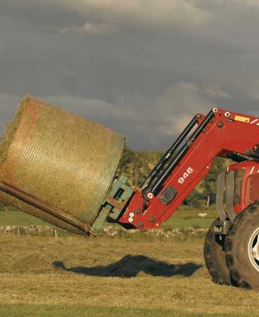 tractor hay bail